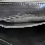 Bally black leather satchel handbag, view 24