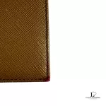 Prada Saffiano cannella tan leather passport holder, view 9
