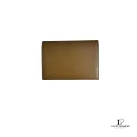 Prada Saffiano cannella tan leather passport holder, view 3