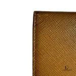 Prada Saffiano cannella tan leather passport holder, view 12
