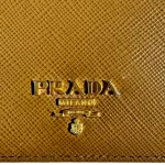 Prada Saffiano cannella tan leather passport holder, view 15