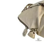 Prada large beige soft leather bowler-style tote bag, view 13