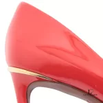 Louis Vuitton red patent leather heeled pumps, size 38, view 10
