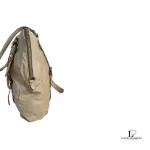 Prada large beige soft leather bowler-style tote bag, view 5