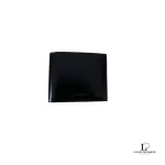 Bvlgari black smooth leather men's bifold wallet, view 3