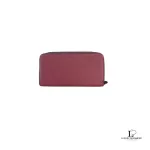 Anna Sui pink puce leather long zip wallet, view 2