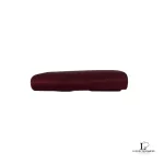 Prada maroon Tessuto nylon trifold medium wallet with logo plaque, view 9