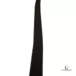 Gucci black Guccissima leather belt with gold buckle, size 85, view 11