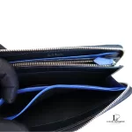 Paul Smith black leather full zip long wallet, view 7