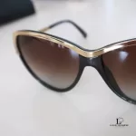 Fendi FS 5331 Havana gold, black and tortoiseshell sunglasses, unused, view 5