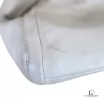 Coach cream soft leather two-way tote bag with removable strap, view 9