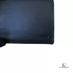 Coach black monogram bifold check wallet, view 12