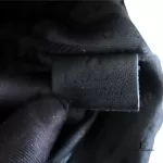 Prada ruffle bauletto black Tessuto nylon and leather bag, view 20