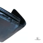Louis Vuitton Taiga black leather flap-type long wallet, view 15