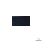 Coach black monogram bifold check wallet, view 2