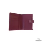 Coach old rose and brown monogram passport notebook holder, view 3
