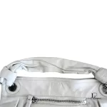 Coach cream soft leather two-way tote bag with removable strap, view 16