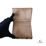 Coach brown monogram canvas medium wallet, view 9