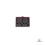 Coach old rose and brown monogram passport notebook holder, view 2
