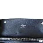Louis Vuitton Taiga black leather flap-type long wallet, view 28