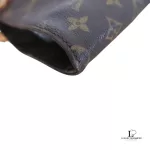 Louis Vuitton Monogram Sac Shopping tote bag with vachetta handles, view 18