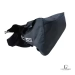 Prada ruffle bauletto black Tessuto nylon and leather bag, view 8