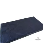Coach black monogram bifold check wallet, view 3