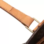 Louis Vuitton Monogram Sac Shopping tote bag with vachetta handles, view 3