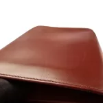 Salvatore Ferragamo maroon leather clutch bag, view 22