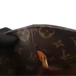Louis Vuitton Monogram Sac Shopping tote bag with vachetta handles, view 16