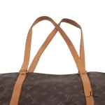 Louis Vuitton Monogram Sac Shopping tote bag with vachetta handles, view 9