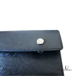 Louis Vuitton Taiga black leather flap-type long wallet, view 21