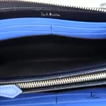 Paul Smith black leather full zip long wallet, view 5