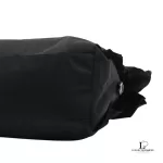 Prada ruffle bauletto black Tessuto nylon and leather bag, view 3