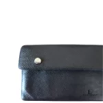 Louis Vuitton Taiga black leather flap-type long wallet, view 22