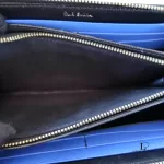Paul Smith black leather full zip long wallet, view 4