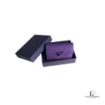Prada Portachiavi 6 Ganci malva Tessuto and enamel leather key holder, view 14