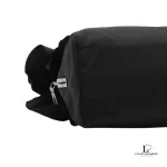 Prada ruffle bauletto black Tessuto nylon and leather bag, view 4