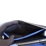Paul Smith black leather full zip long wallet, view 8