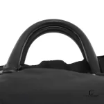 Prada ruffle bauletto black Tessuto nylon and leather bag, view 14