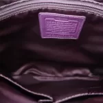 Coach plum monogram PVC crossbody bag, view 12