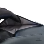 Coach black monogram bifold check wallet, view 8
