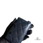 Chanel Cambon Ligne black quilted leather Multicles 6 key holder, view 8