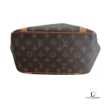 Louis Vuitton Monogram Sac Shopping tote bag with vachetta handles, view 24