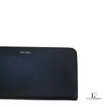 Paul Smith black leather full zip long wallet, view 21