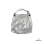 Coach cream soft leather two-way tote bag with removable strap, view 2