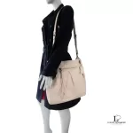 Coach cream soft leather two-way tote bag with removable strap, view 22