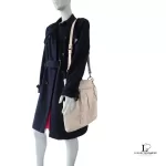 Coach cream soft leather two-way tote bag with removable strap, view 23