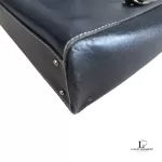 Kate Spade structured Black leather handbag, view 4