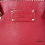 Kate Spade structured Red leather handbag, view 30